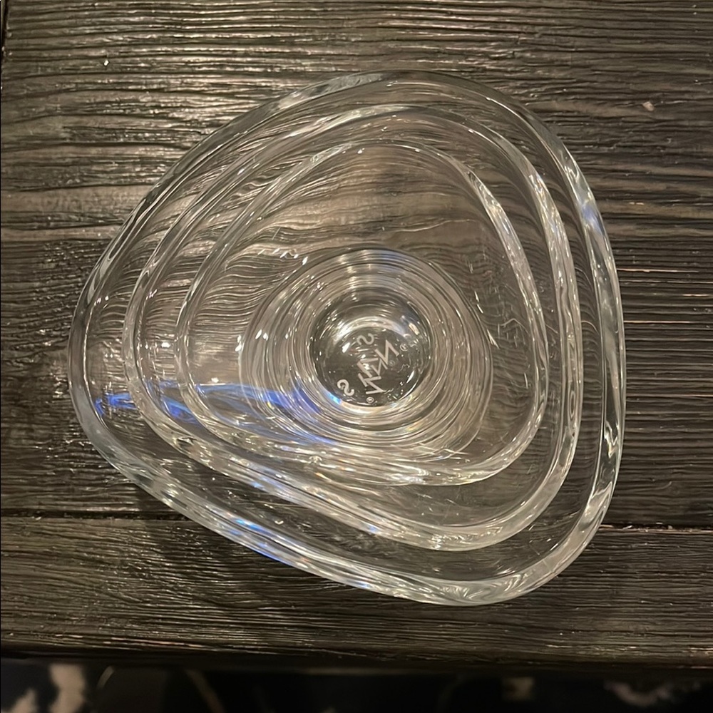 Clear Glass Nesting Bowls